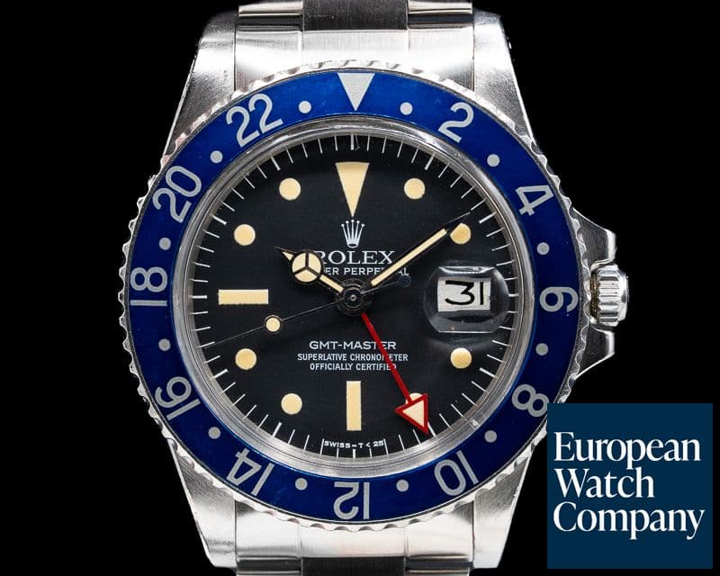 Image of Rolex GMT Master "Blueberry" MKIII Radial Dial SS RARE