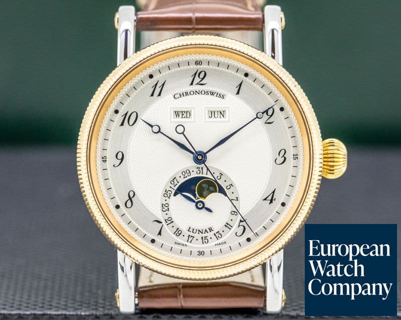 Image of Chronoswiss Lunar Triple Date Moon SS / 18K Yellow Gold 