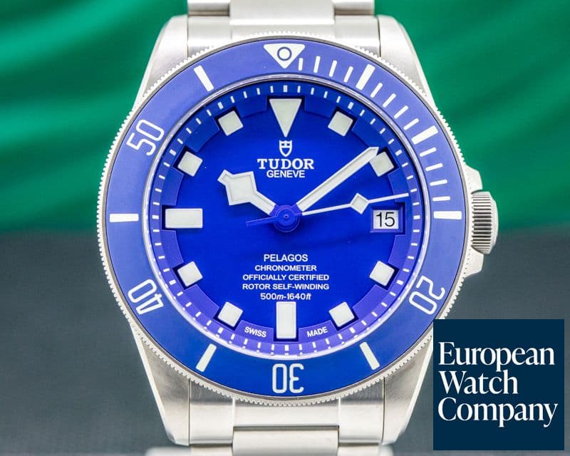 Image of Tudor Pelagos Blue Dial In-House Caliber Titanium 