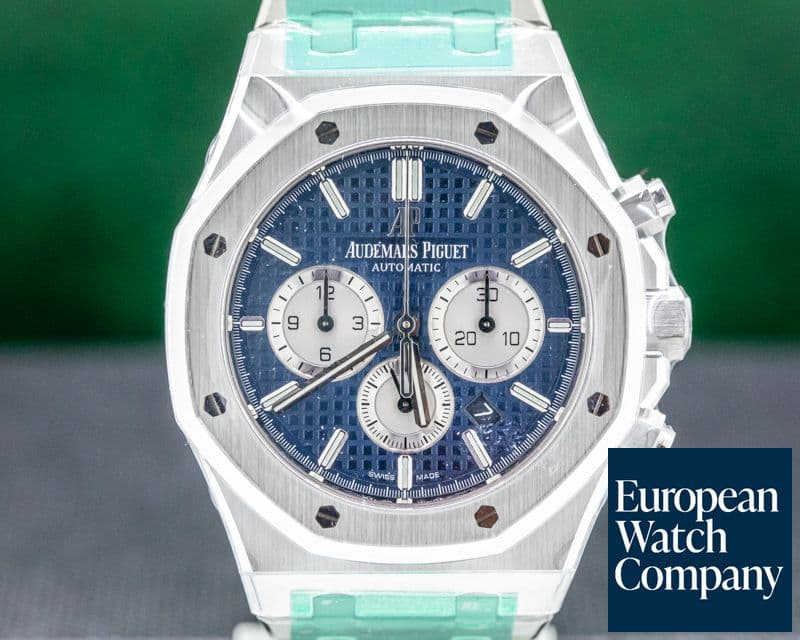 Image of Audemars Piguet Royal Oak Chronograph Blue Dial SS 41MM UNWORN