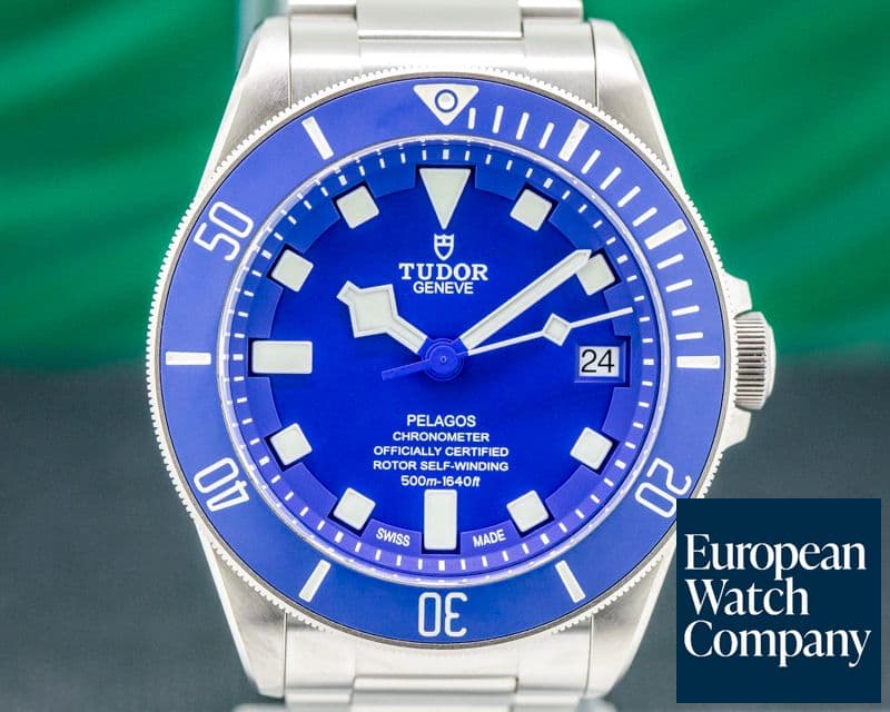 Image of Tudor Pelagos Blue Dial In-House Caliber Titanium 