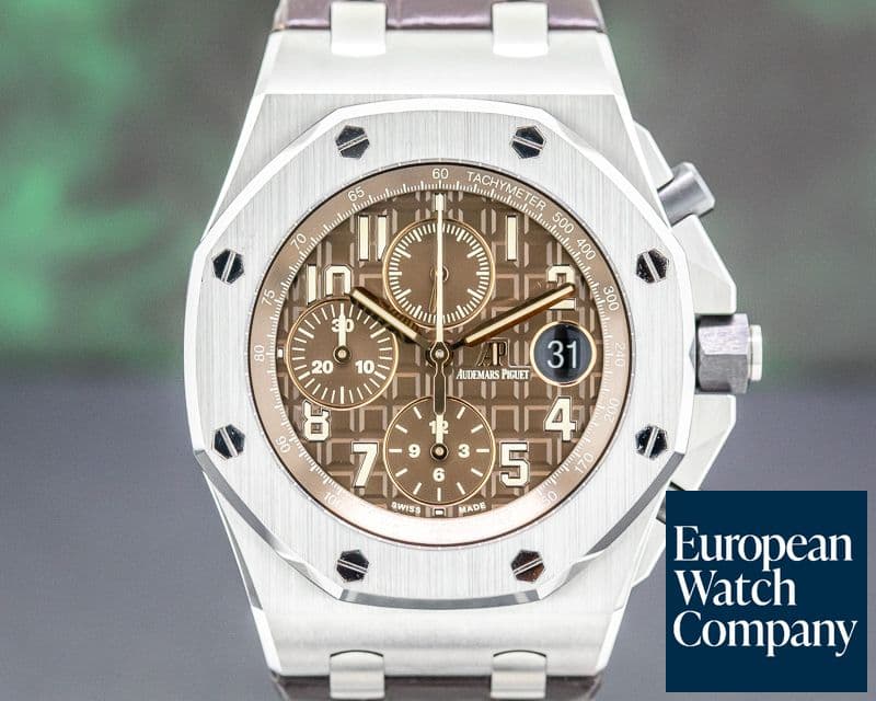 Image of Audemars Piguet Royal Oak Offshore Brown "Havana" Dial SS 