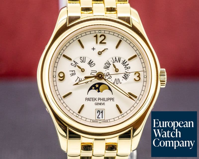 Image of Patek Philippe Annual Calendar 5146/1J Cream Dial 18K Yellow Gold / Bracelet