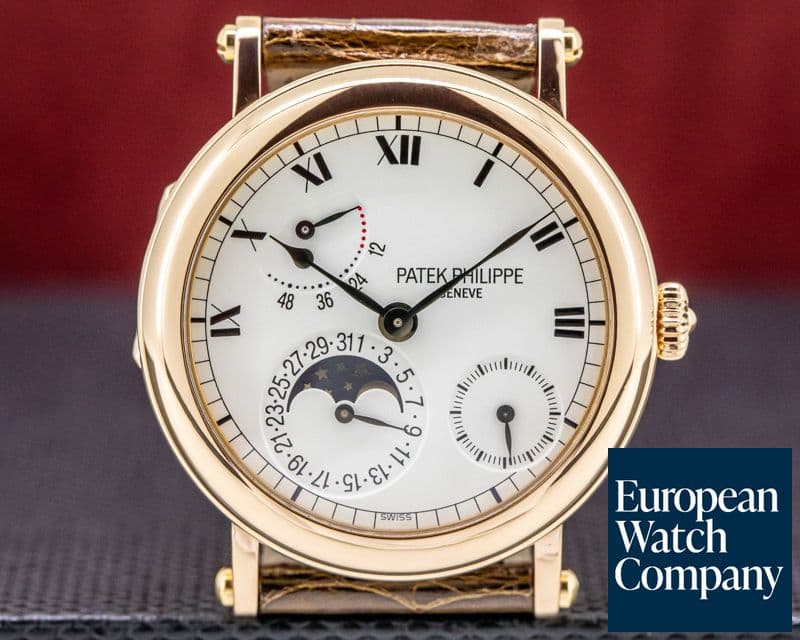 Image of Patek Philippe Power Reserve 5054 Moonphase 18K Rose Gold 