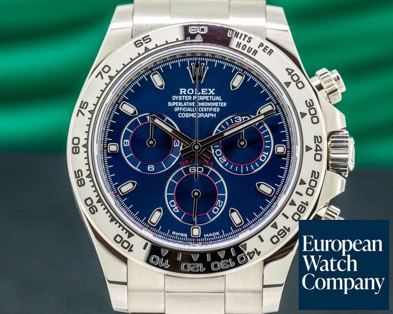 Image of Rolex Daytona 116509 Blue Dial 18K White Gold 