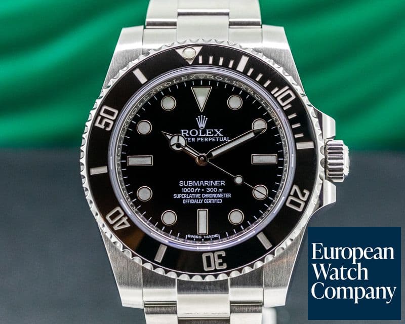 Image of Rolex Submariner No Date Ceramic Bezel SS