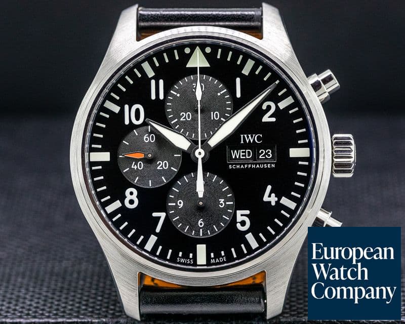 Image of IWC Flieger Pilot Chronograph SS  