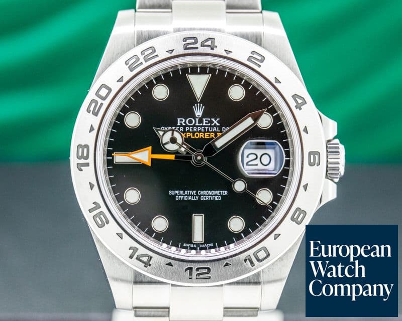 Image of Rolex Explorer II Black Dial SS