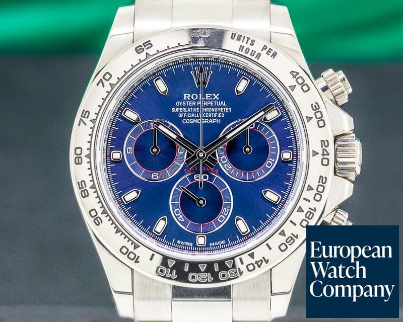 Image of Rolex Daytona 116509 Blue Dial 18K White Gold 