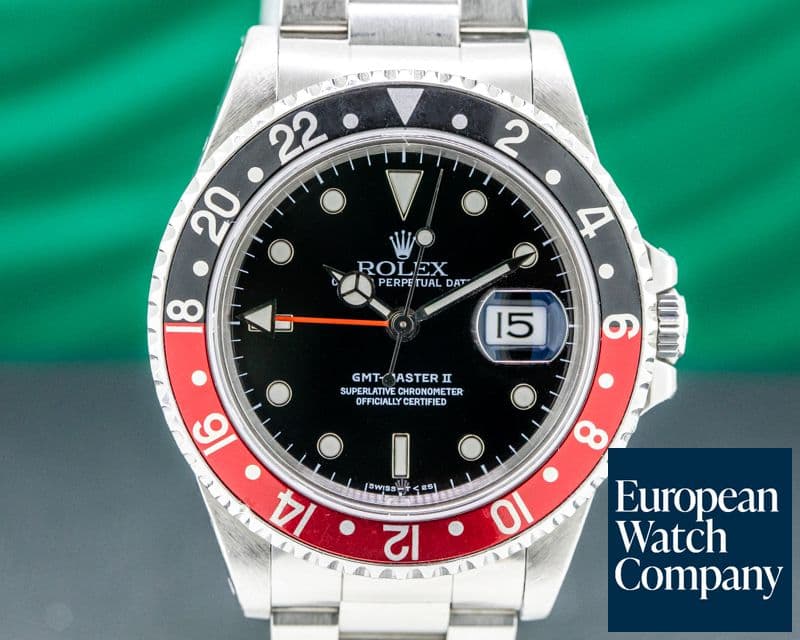 Image of Rolex GMT Master II SS Red / Black Coke