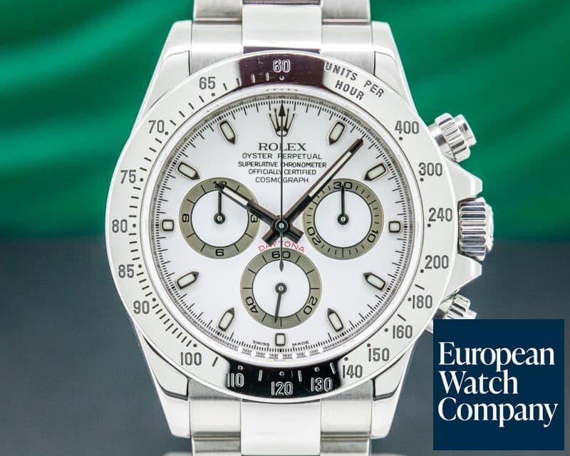 Image of Rolex Daytona 116520 White Dial SS FULL SET