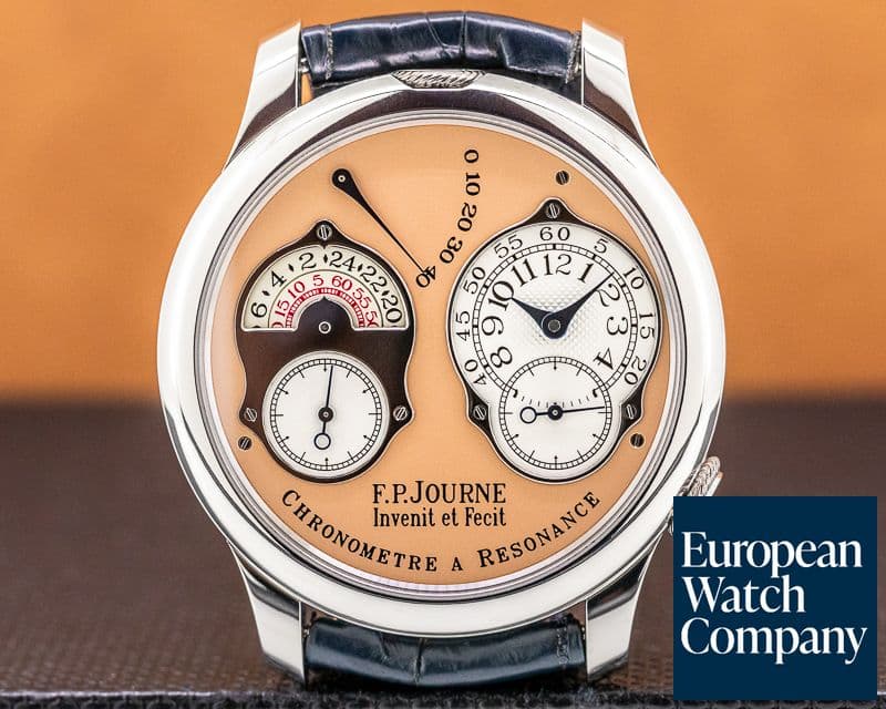 Image of F. P. Journe Chronometre Resonance Platinum / Salmon Dial 40MM