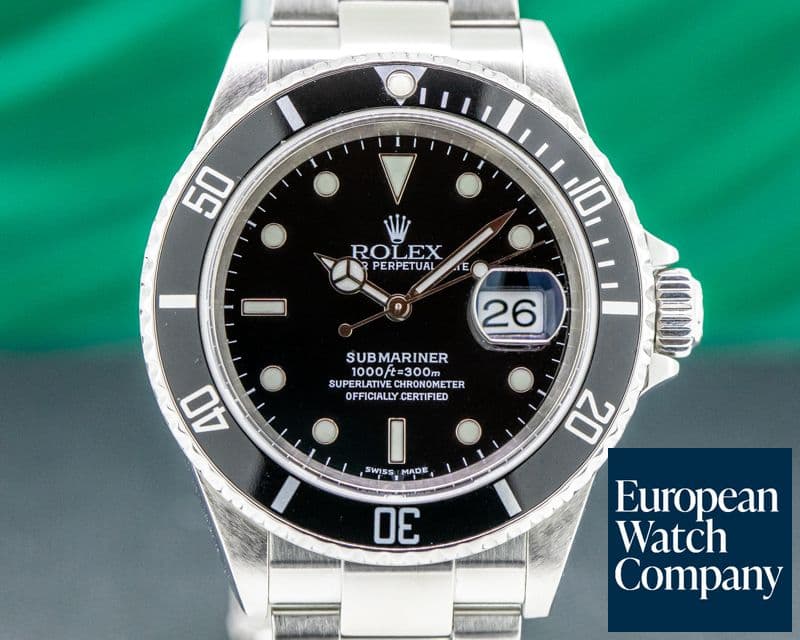 Image of Rolex Submariner 16610 Date SS FULL SET 