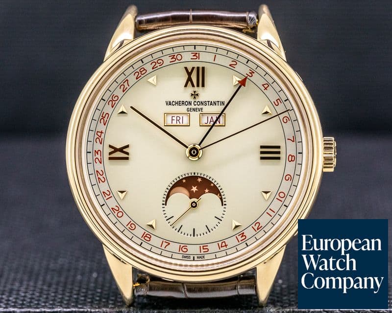 Image of Vacheron Constantin Les Historiques 1948 Complete Calendar 18k Rose Gold LIMITED