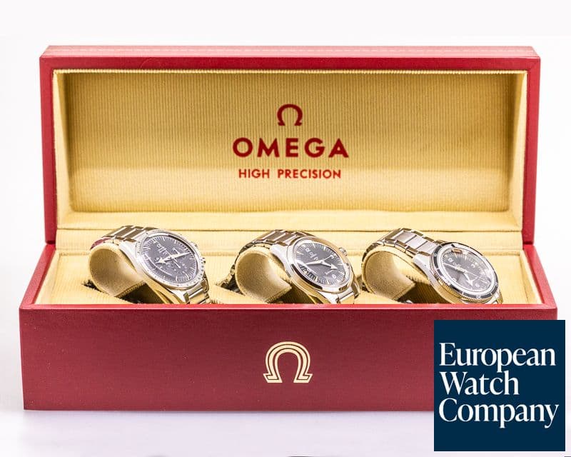 Image of Omega 1957 Trilogy Set Limited Edition 3 Watch Set FULL SET MINT