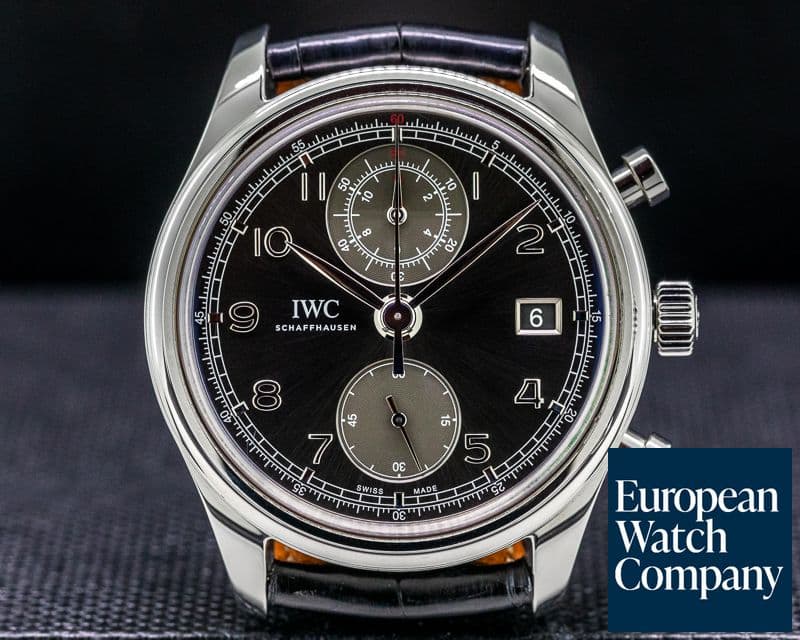 Image of IWC Portuguese Chronograph Classic SS / Grey Dial 