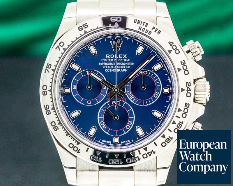 Image of Rolex Daytona 116509 Blue Dial 18K White Gold 