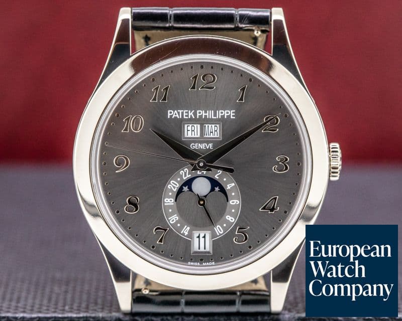 Image of Patek Philippe Annual Calendar Anthracite Dial 18K White Gold 