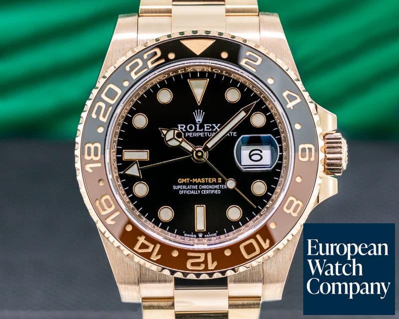 Image of Rolex GMT Master II 18K Everose Ceramic Root Beer UNWORN