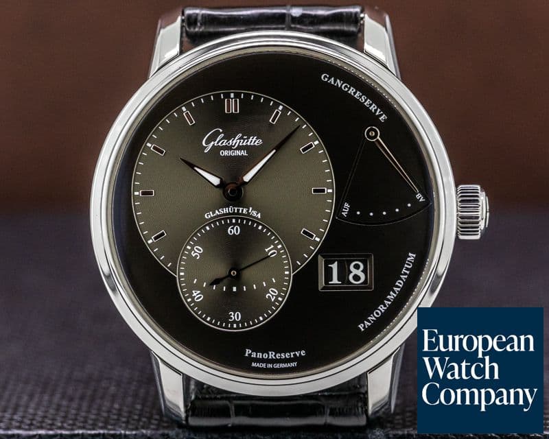 Image of Glashutte Original PanoReserve Manual Wind Grey Dial SS
