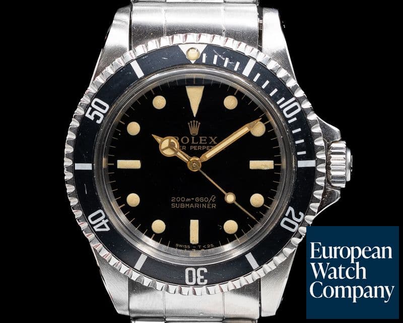 Image of Rolex Gilt 5513 Submariner AMAZING DIAL Circa 1966