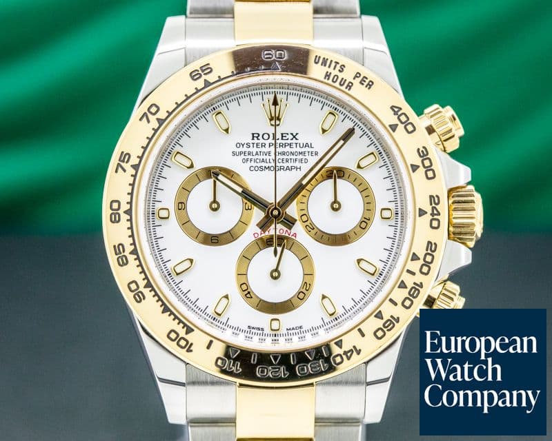 Image of Rolex Daytona White Dial 18K / SS 