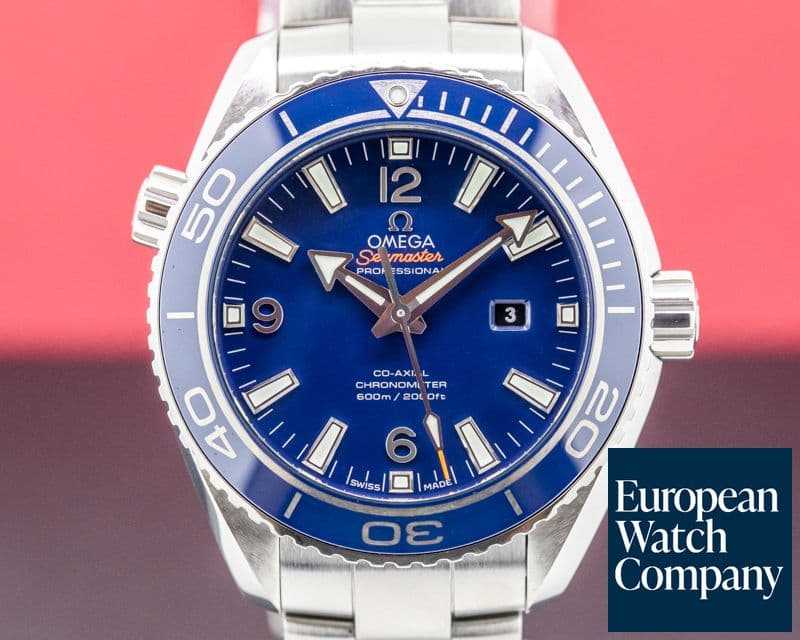 Image of Omega Seamaster Planet Ocean Co-Axial Blue Dial Titanium
