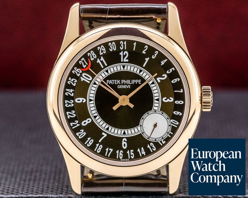 Image of Patek Philippe 6000R Brown Dial Rose Gold / Deployant

