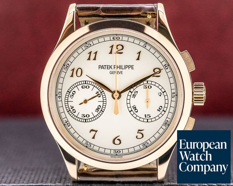 Image of Patek Philippe Chronograph 5170 18K Rose Gold Silver Dial 