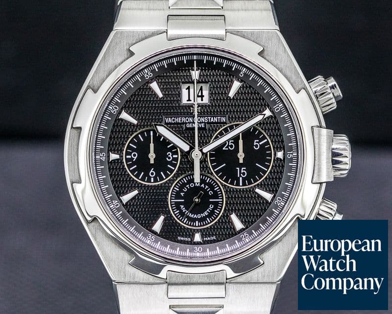 Image of Vacheron Constantin Overseas Chronograph Black Dial SS / SS 