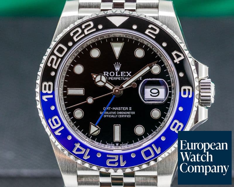 Image of Rolex GMT Master II Ceramic "Batman" SS / Jubilee