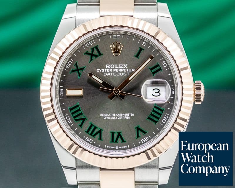 Image of Rolex Datejust 41 Grey Dial  "Everose" / SS 