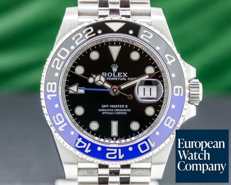Image of Rolex GMT Master II 126710 Ceramic "Batman" SS / Jubilee