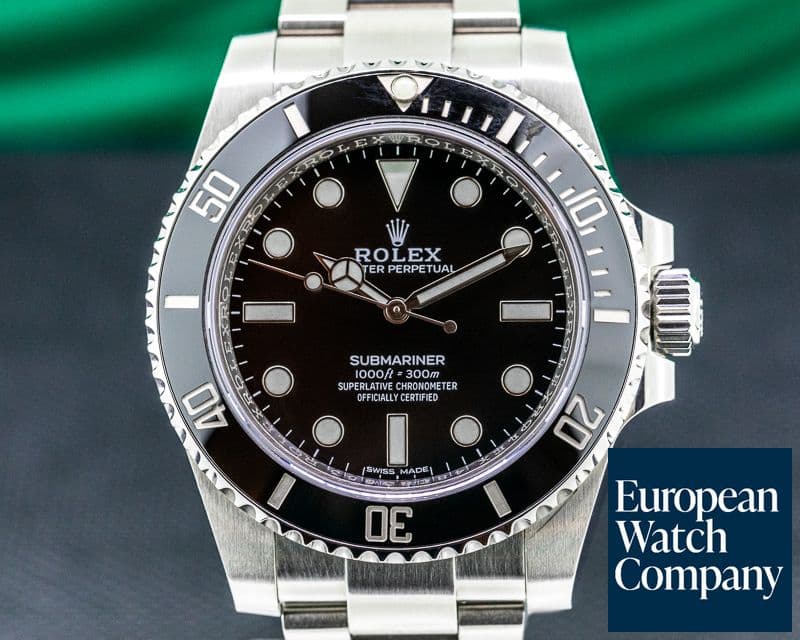 Image of Rolex Submariner 114060 No Date Ceramic Bezel SS