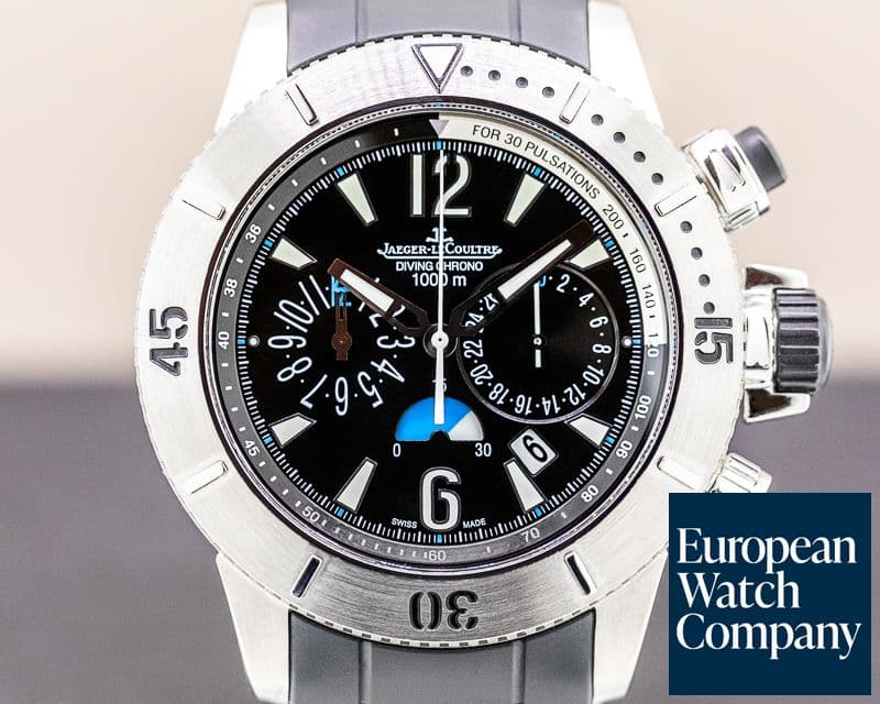 Image of Jaeger LeCoultre Master Compressor Diving Chronograph Titanium/ Rubber Bracelet