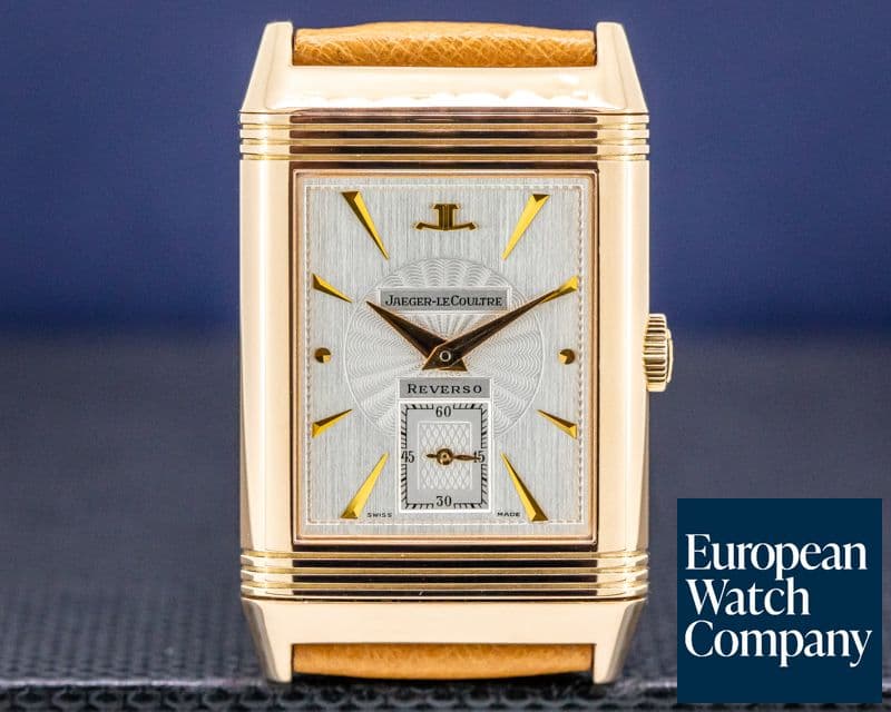 Image of Jaeger LeCoultre Reverso Art Deco 18K Rose Gold / Deployant Buckle FULL SET