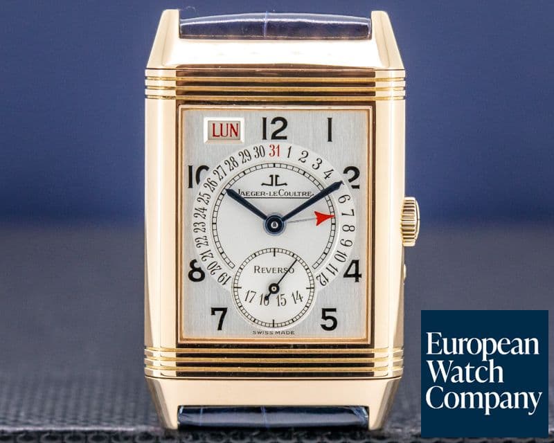 Image of Jaeger LeCoultre Reverso Calendar Grand Taille Day Date 18K Rose Gold