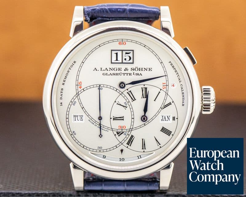Image of A. Lange and Sohne Richard Lange Perpetual Calendar "TERRALUNA" 18K White Gold 