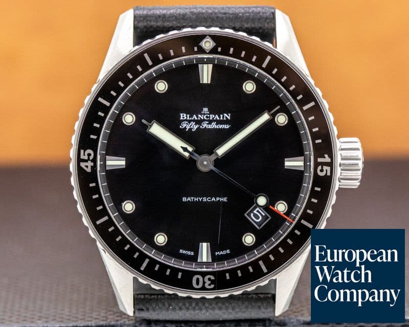 Image of Blancpain Fifty Fathoms Bathyscaphe Automatic Titanium
