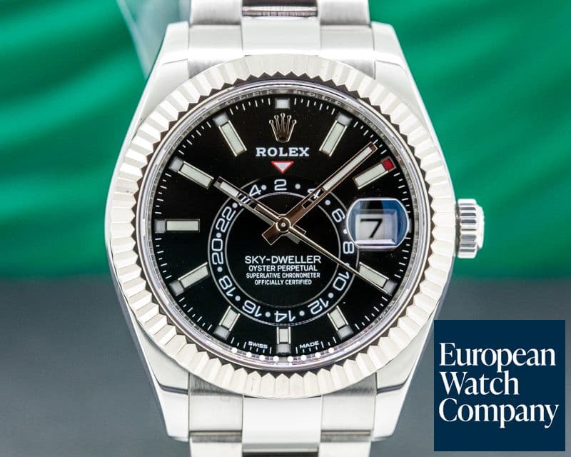 Image of Rolex Sky Dweller Steel Black Dial 