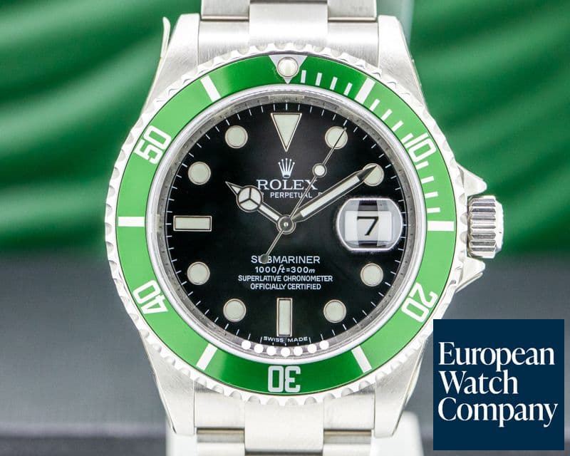 Image of Rolex Submariner 50th Anniversary SS Green Bezel COMPLETE