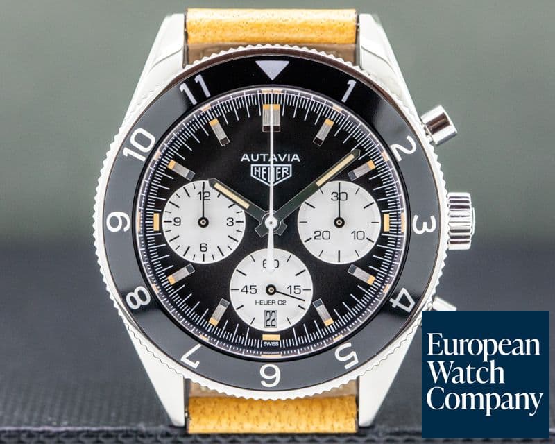 Image of TAG Heuer Autavia Heritage Chronograph SS/Strap "Panda Dial"