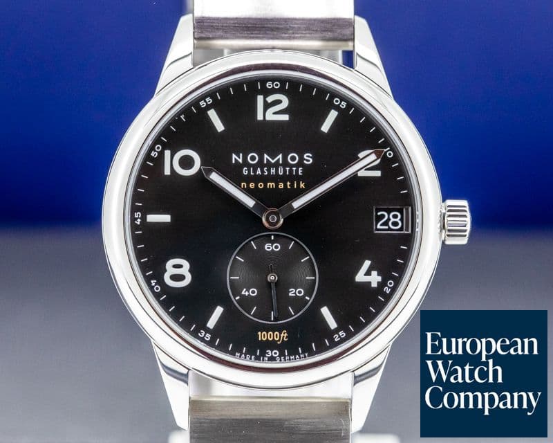 Image of Nomos Club Sport Neomatik SS Black Dial