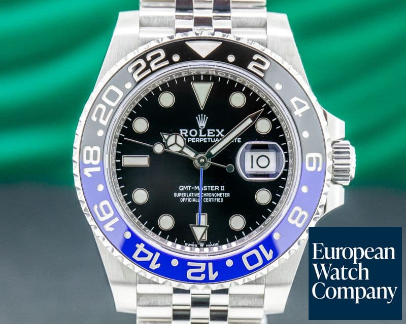 Image of Rolex GMT Master II 126710 Ceramic "Batman" SS / Jubilee