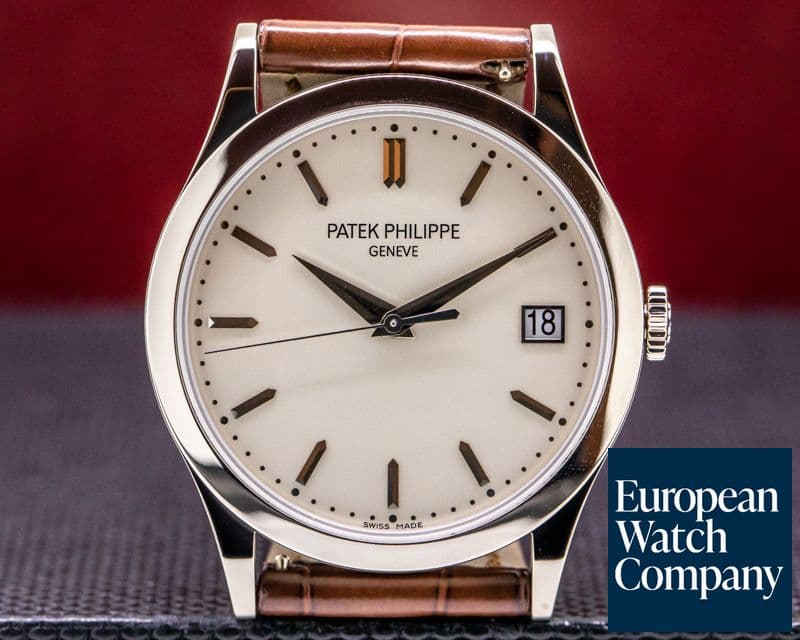 Image of Patek Philippe Calatrava 18K White Gold Silver Dial 