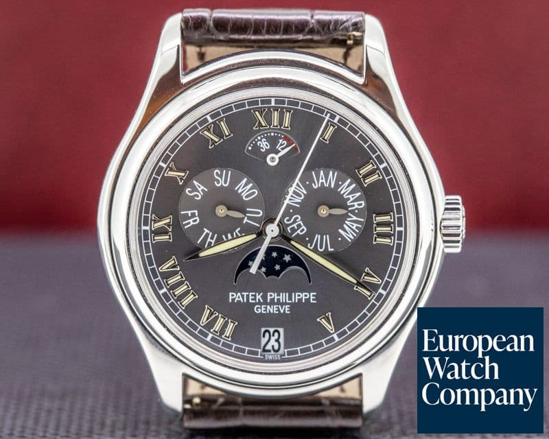 Image of Patek Philippe Annual Calendar Power Reserve Grey Dial Platinum 