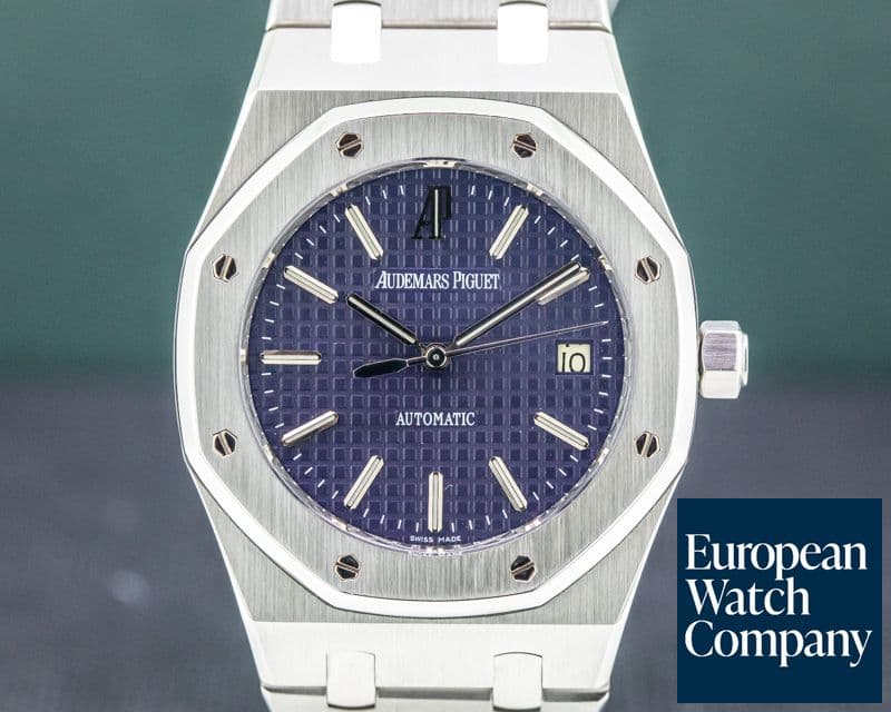 Image of Audemars Piguet Royal Oak Blue Dial 15300ST SS FULL SET