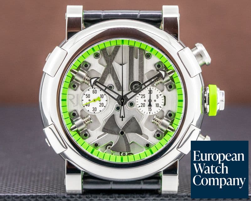 Image of Romain Jerome  Steampunk Chronograph SS Limited Green 