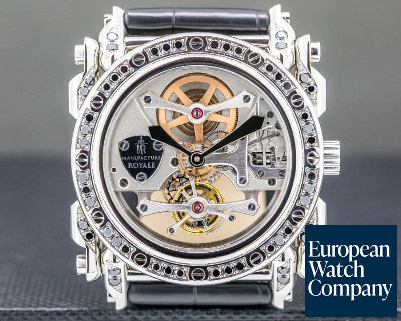 Image of Manufacture Royale Androgyne Tourbillon SS Black Diamonds  