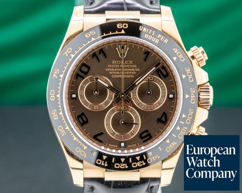 Image of Rolex Cosmograph Daytona 18K Rose Gold / Chocolate Dial 